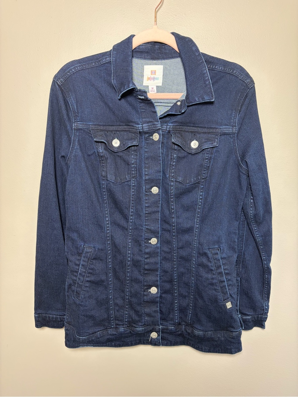 Lularoe Jean Jacket Dark Wash Denim Size medium
